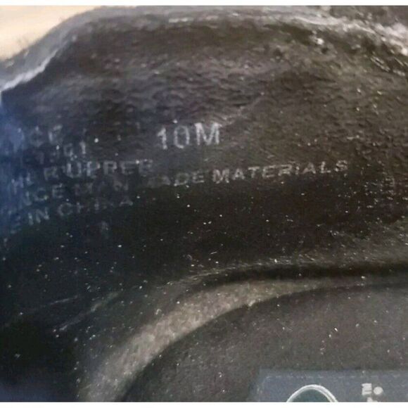 Dr Scholls Cuffed Ankle Boots Wedge Zipper Womens Size 10 - Picture 10 of 12